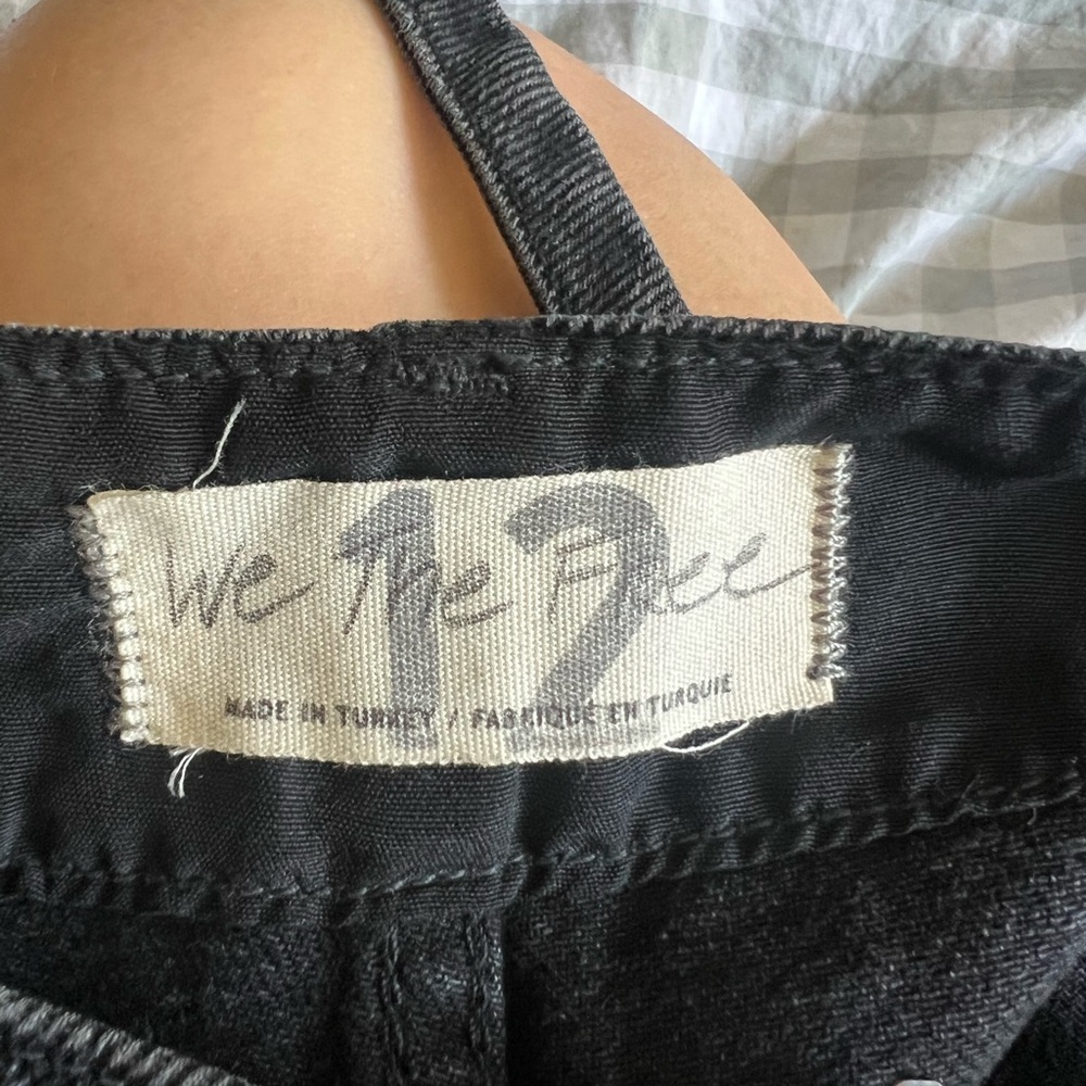 Fp Black Denim Wrap Mini Skort - image 6